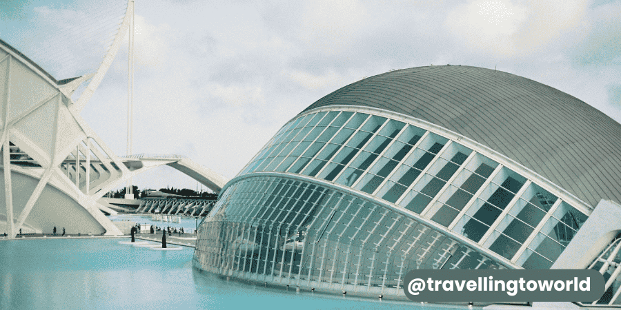 Photo of the Hemisfèric in Valencia at the City of Arts and Sciences