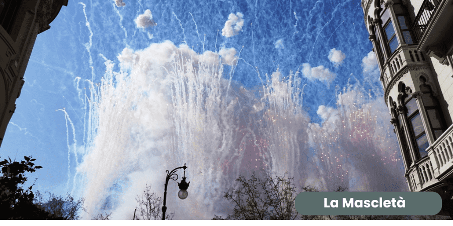 Photo of La Mascleta in las fallas festival, valencia