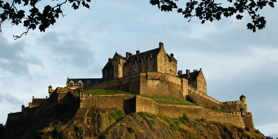 Edinburgh Castle in Edinburgh, Scotland