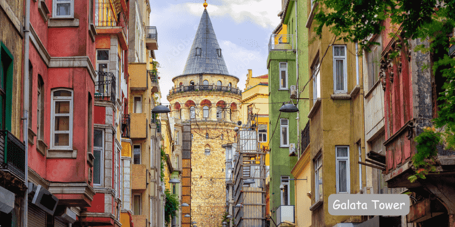 Picture of Galata Tower in the guide to Istanbul