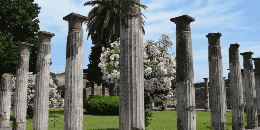 House of the Faun in guide of rome to pompeii day trip