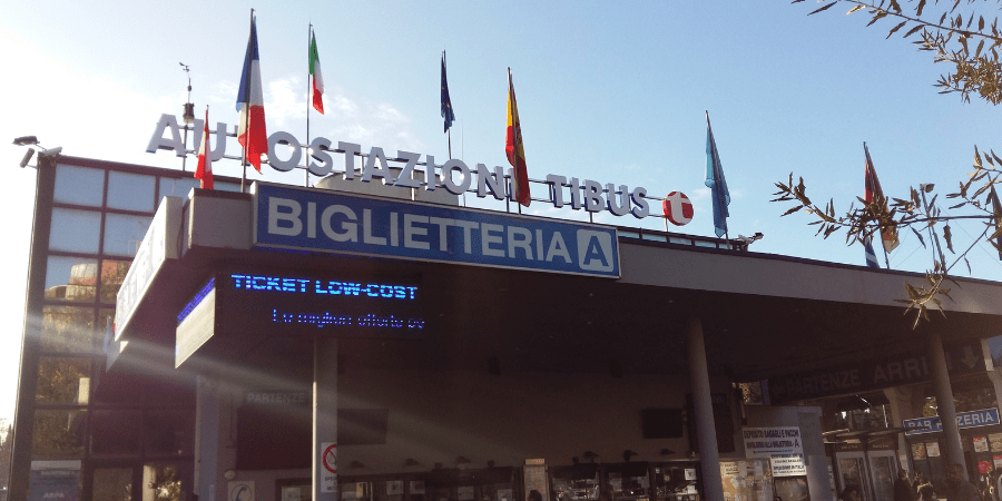  Rome Tiburtina Bus Station for rome to pompelii day trip