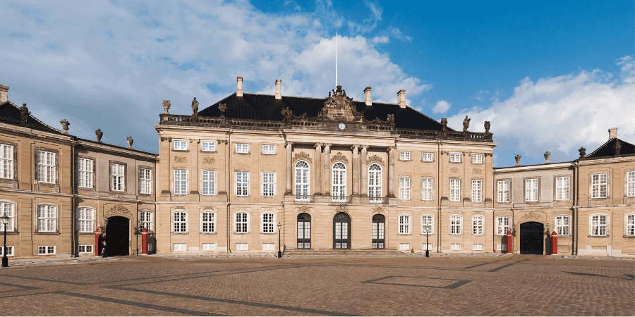 Amalienborg Palace in Copenhagen