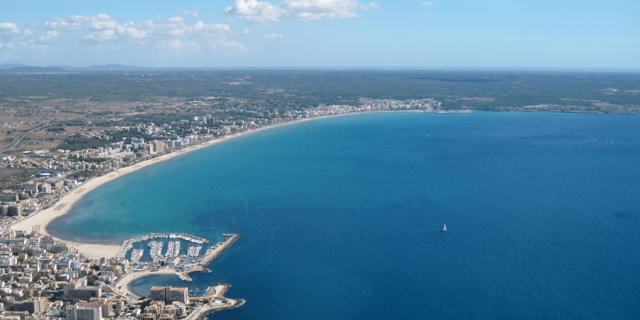 Playa de Palma in Mallorca