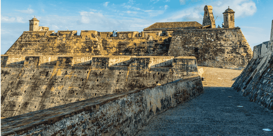 San Felipe Castle in Cartagena Colombia