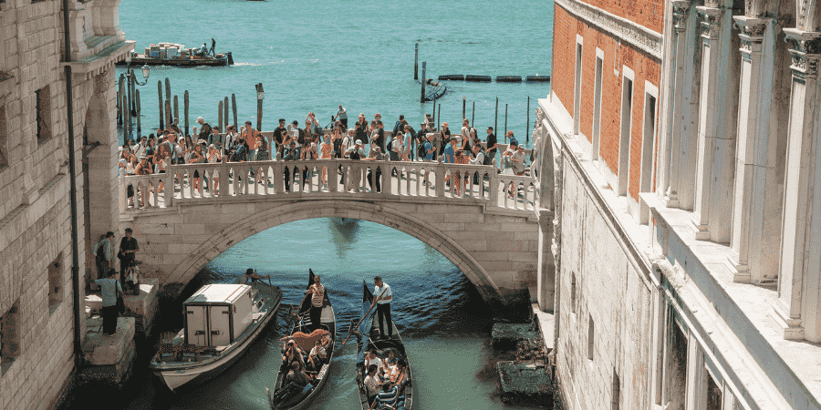 Bridge of Sighs in Venice