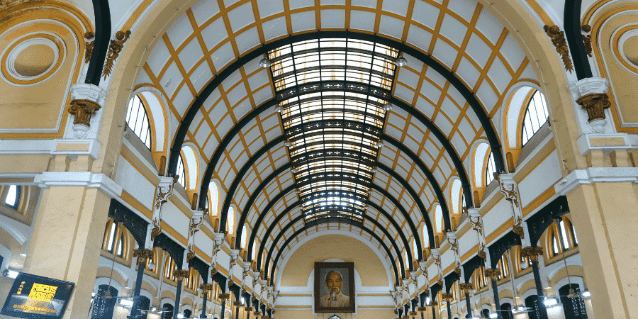 Central Post Office in Ho Chi Minh City