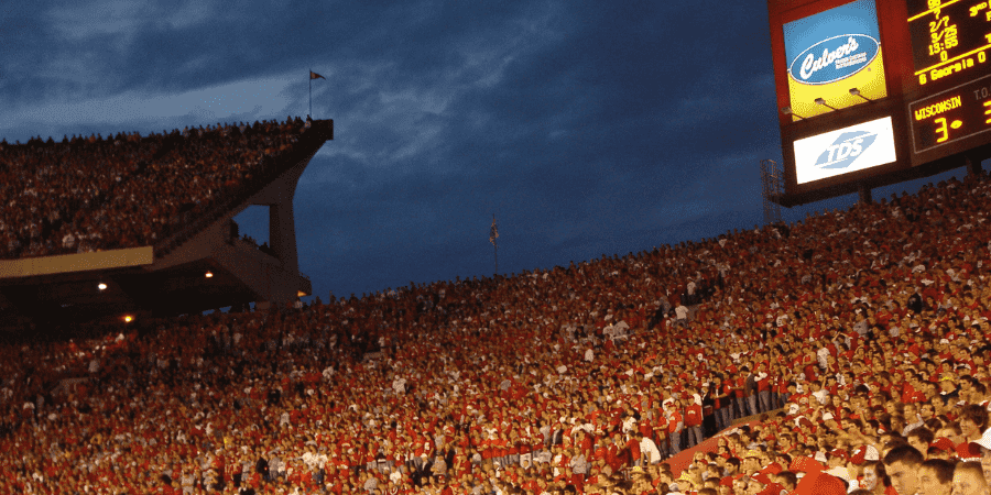 Game at Camp Randall Stadium