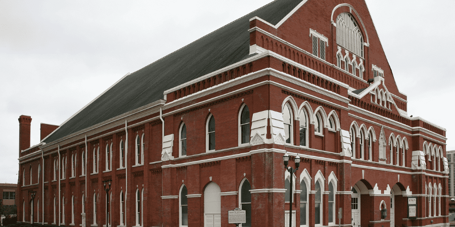 Ryman Auditorium in east tennessee